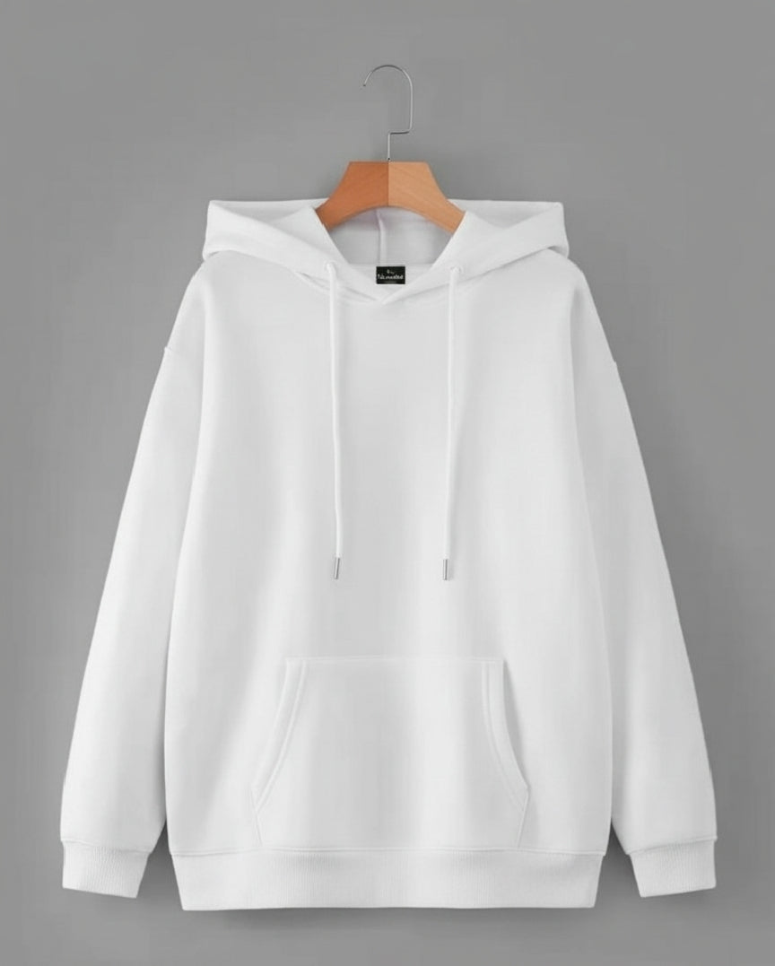 1 Pc Men's Fleece Plain Hoodie