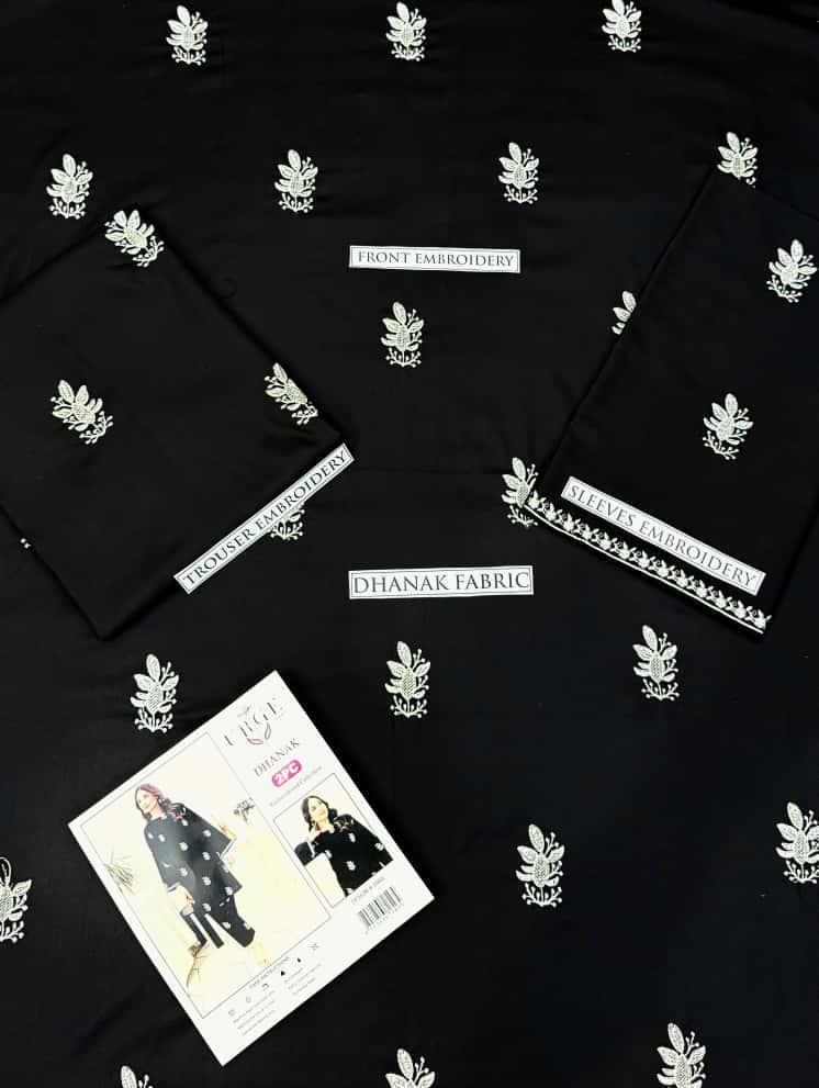 Winter's Collection – Dhanak 2PC Embroidered Set | Airjet Dhanak Embroidered