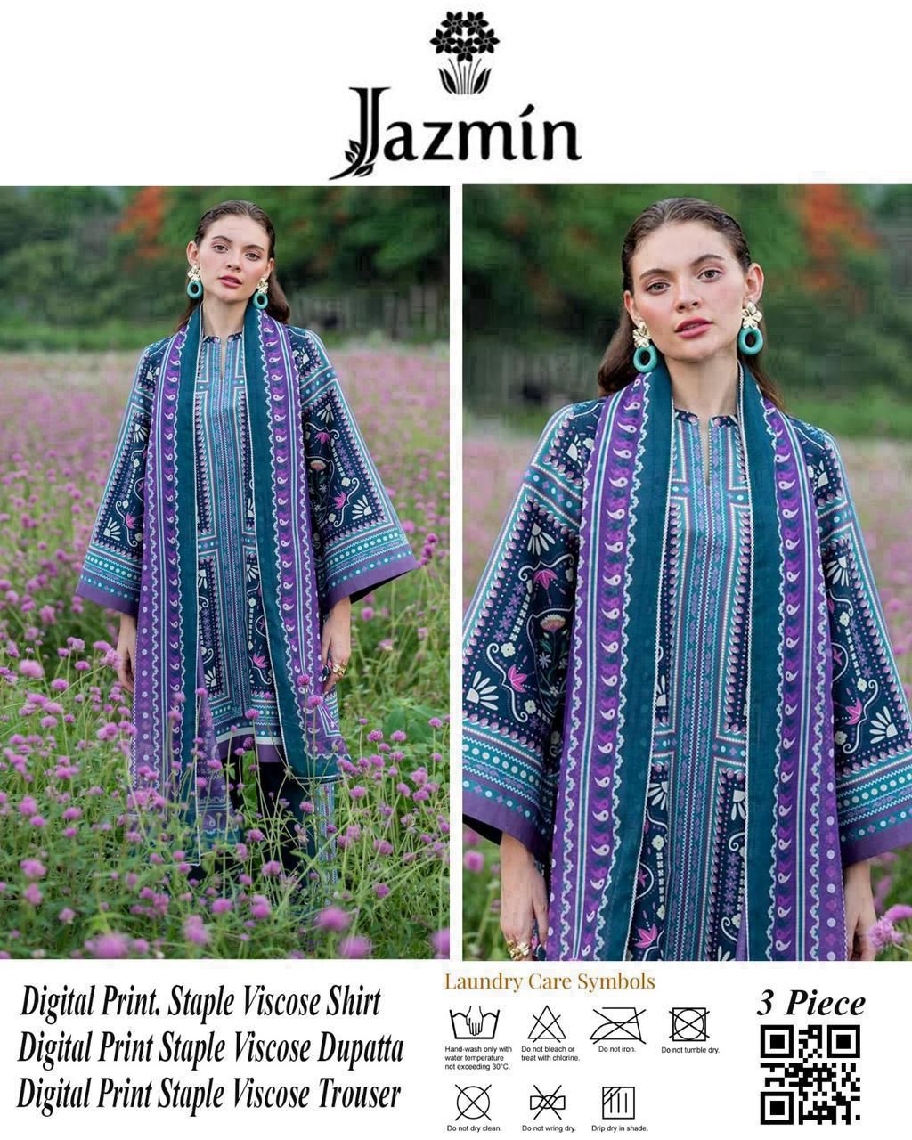 Viscose 3-Piece Suit - Winter Collection Warmth & Style Combined!